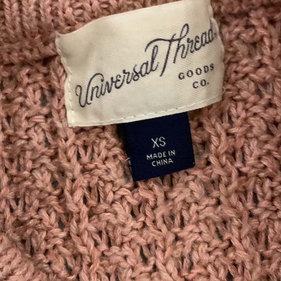 Universal thread knit pink pullover sweater - Picture 2 of 2